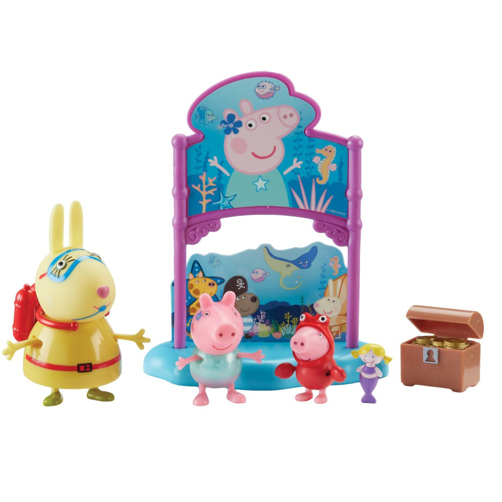 TM Toys 06076 07172 — Игровой набор подводный мир с 3 фигурками Свинка Пеппа 07172 — фото 1