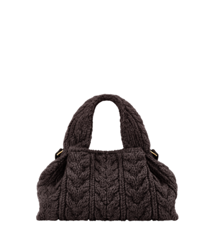 POLENE СУМКА NUMERO NEUF MINI, КОРИЧНЕВЫЙ