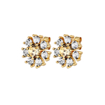 Серьги Dyrberg Kern AUDE SG GOLDEN / CRYSTAL 430070