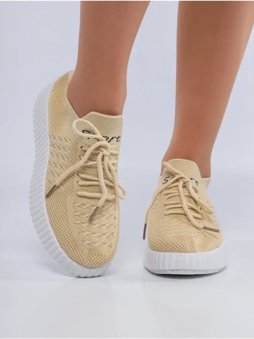 Слипоны на высокой подошве мокасины летние текстильные