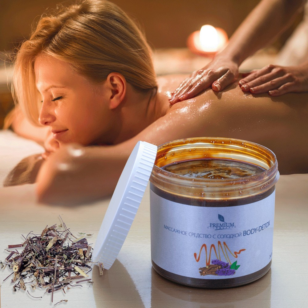 Массажное средство с солодкой Body-detox (500 мл)