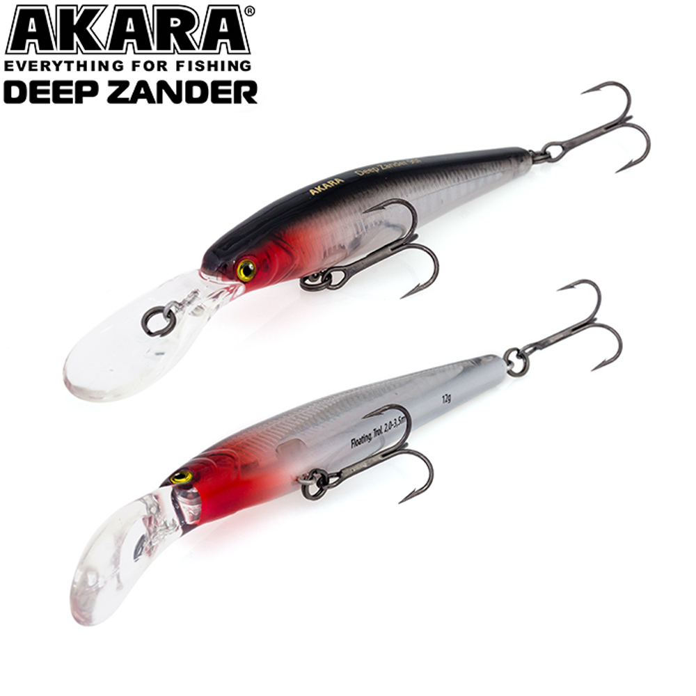 Воблер Akara Deep Zander 90F 12 гр. (3/7 oz 3,5 in) A48