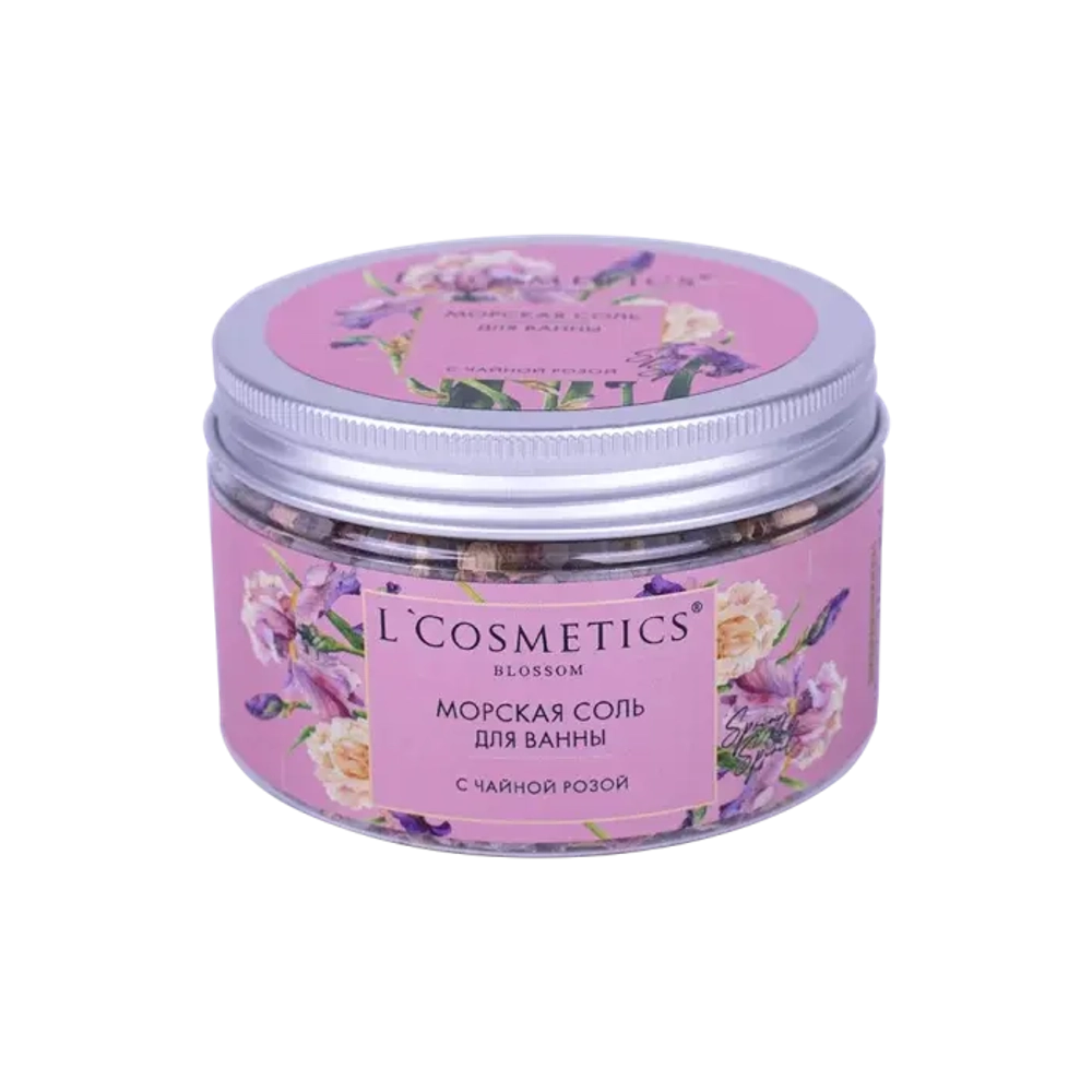 Соль морская для ванны Spring Spirit "Чайная роза", ТМ L'COSMETIC