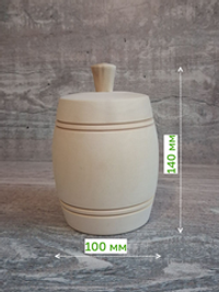 Бочонок, деревянная заготовка, 140*100мм