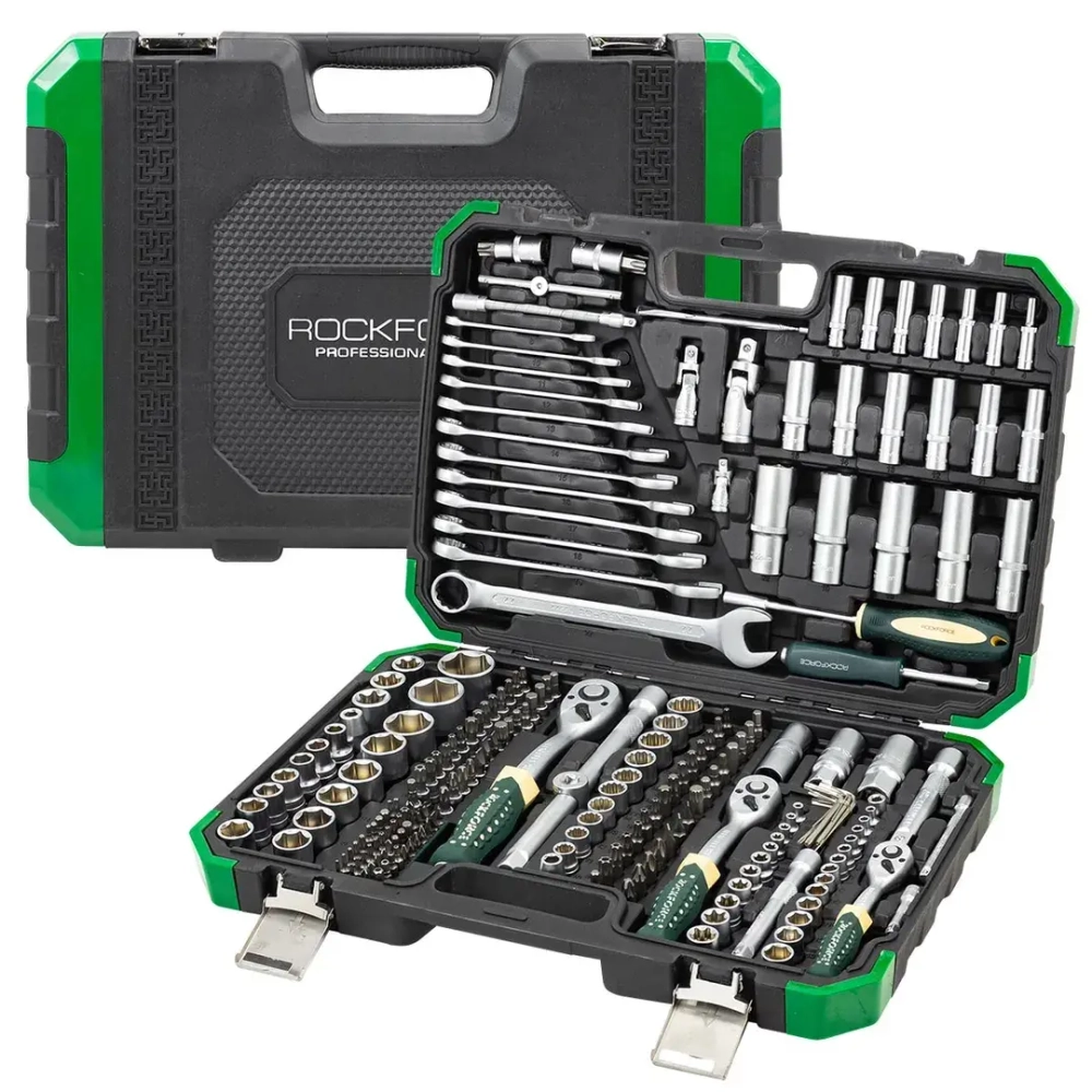 Набор инструментов 216+6пр. 1/4'', 3/8'', 1/2'' RockFORCE RF-38841+6