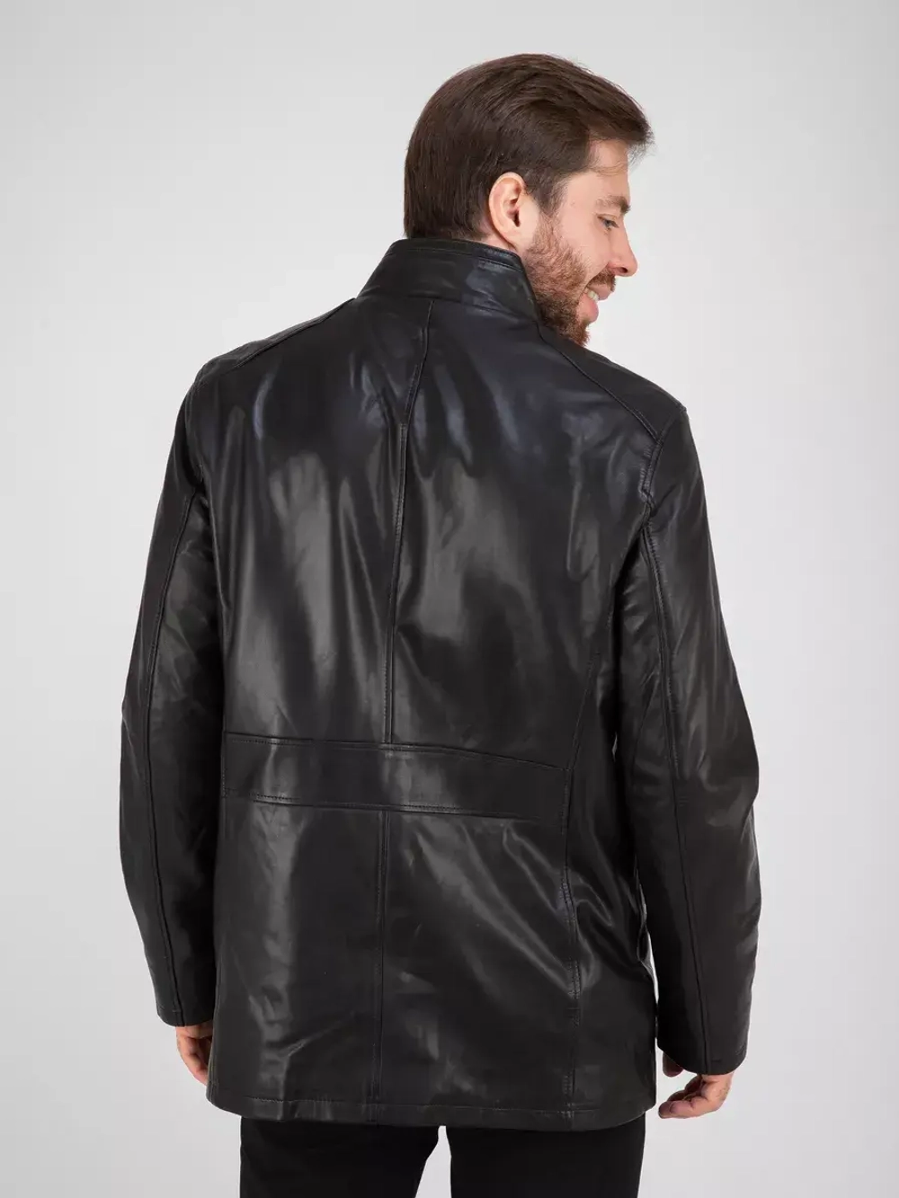 Кожаная куртка демисезонная Турция пальто