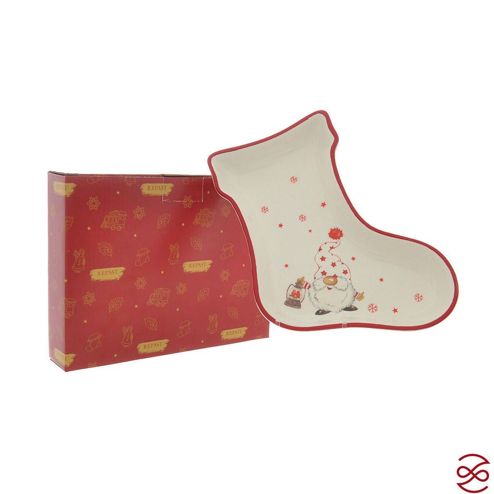 Блюдо сервировочное сапожок Repast Гномы 26*20*3,6 см