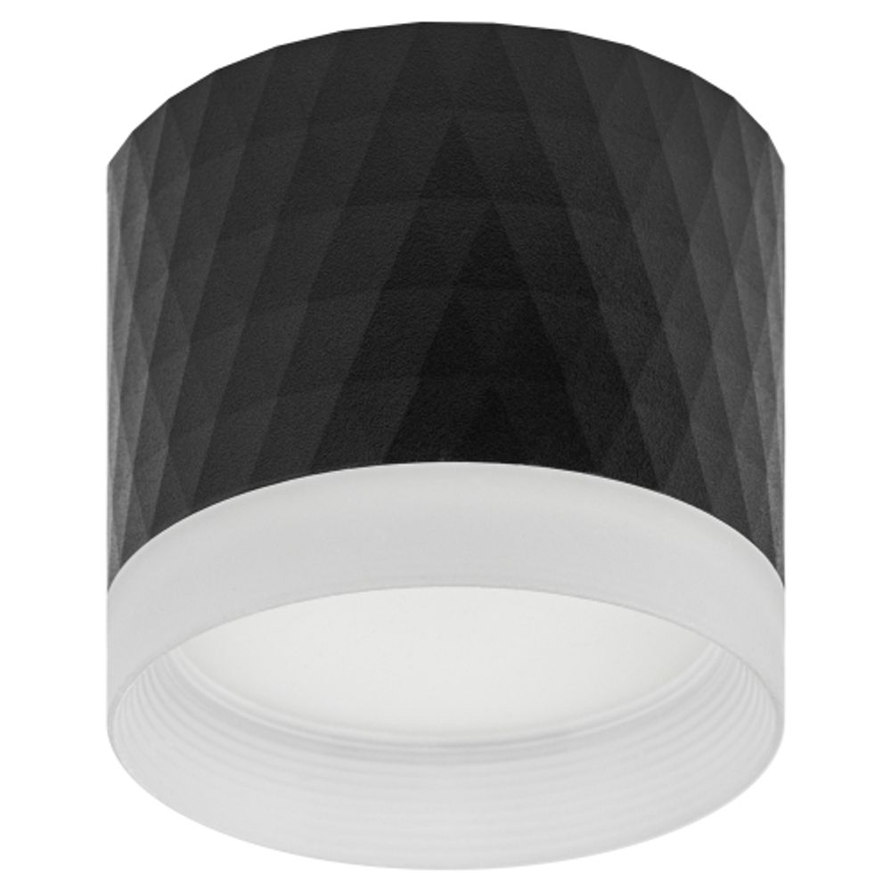 Светильник настенно-потолочный спот ЭРА OL37 BK под GX53 IP20 черный