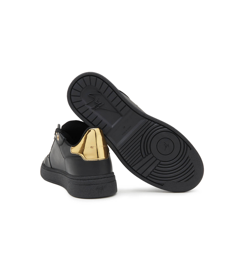 Кожаные кроссовки sop lav.majestic/buc power Giuseppe Zanotti - черный(RM40006)