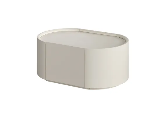 Тумба прикроватная Lagom 1 ящик ширина 60 см (молочный)