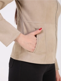 Кожаная куртка демисезонная замшевая двухсторонняя