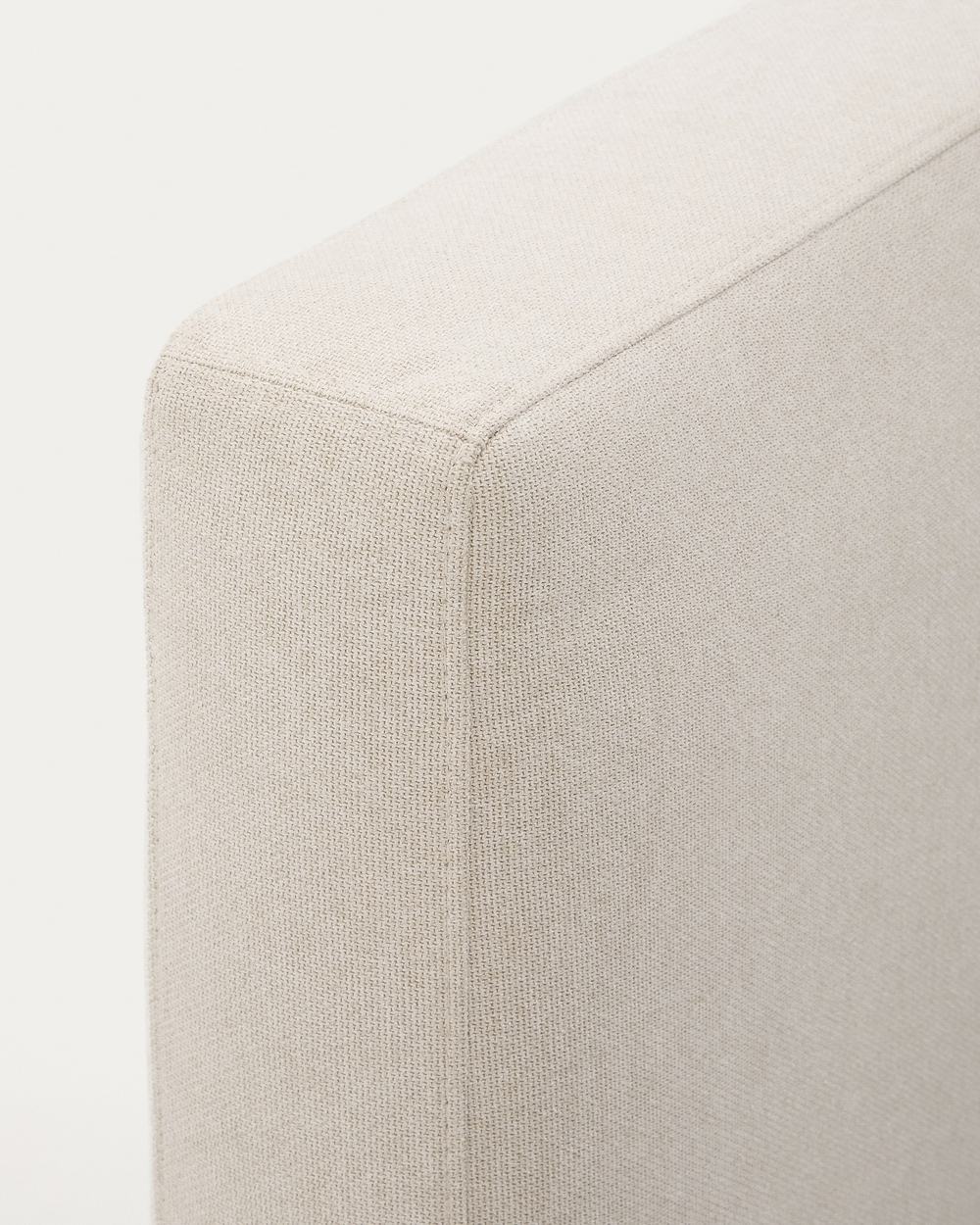 Кровать Blok бежевая со съемными чехлами под матрас 90 х 200 см