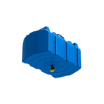 Бак для душа серии «R» 100 л  синий Полимер-Групп(780x470x520см;7кг;синий) - арт.559260.1