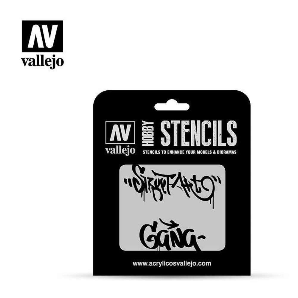 HOBBY STENCILS: STREET ART No.2 (1/35)