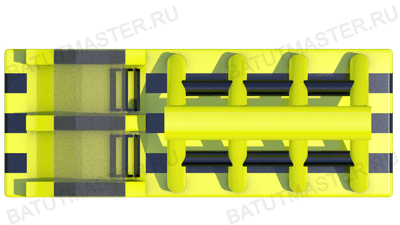 Надувной модуль препятствий «Вышибала»