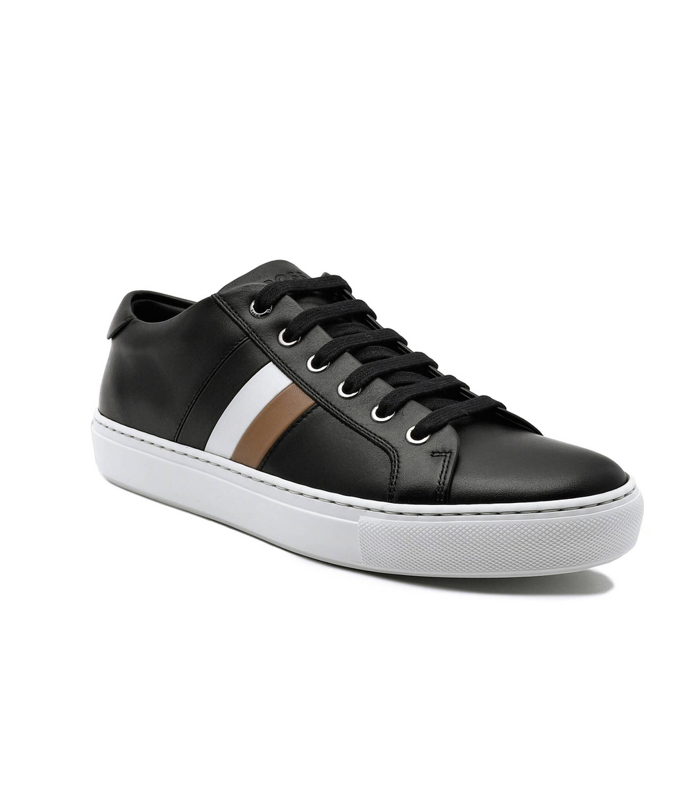 Кожаные кроссовки mirage_tenn_nawb BOSS BLACK - черный(50466887)