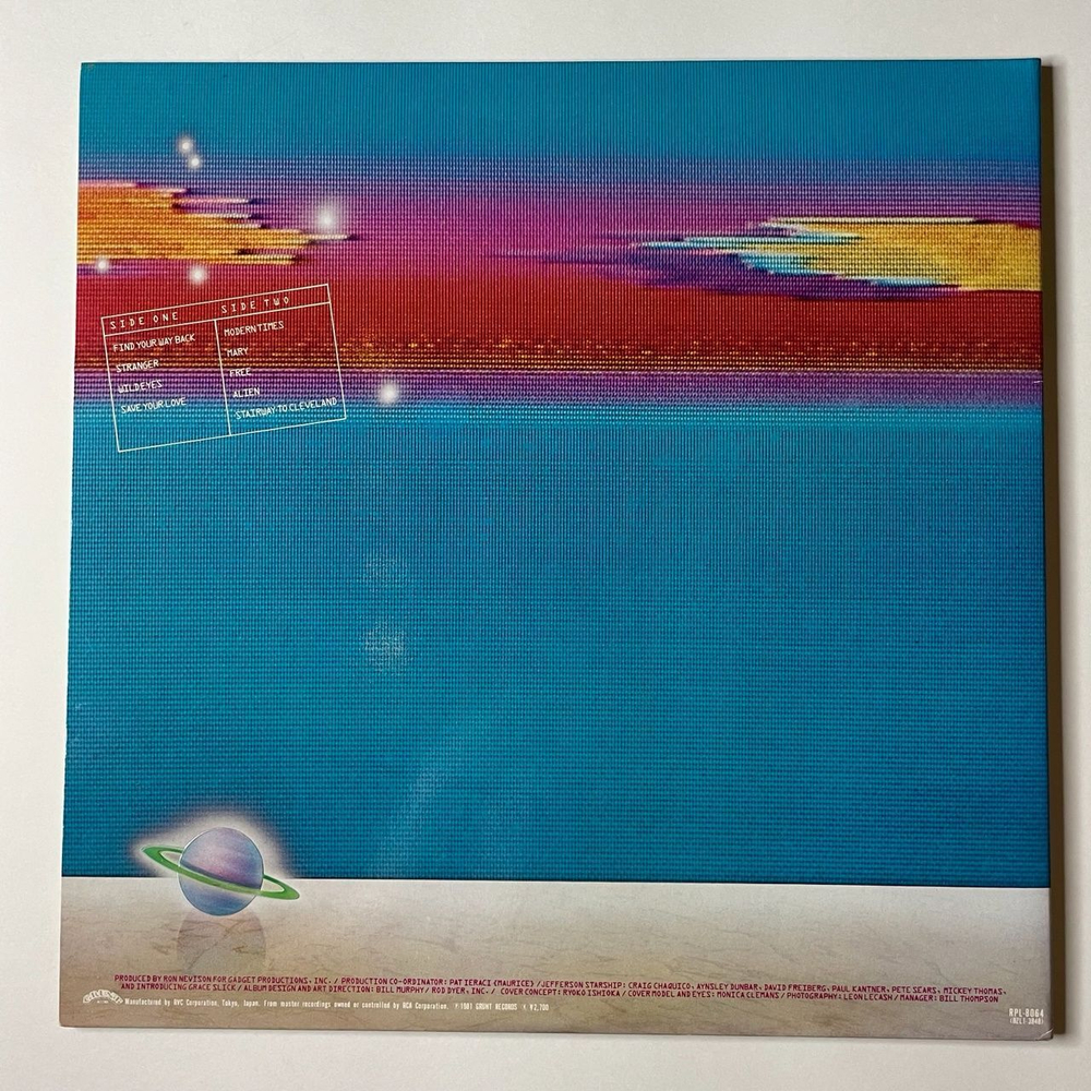 Винтажная виниловая пластинка LP Jefferson Starship Modern Times (Japan 1981) (Obi) Modern Times