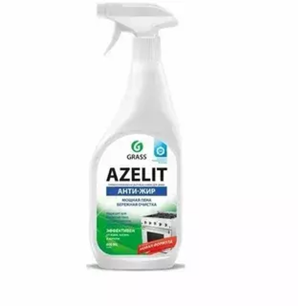 GRASS AZELIT АНТИ-ЖИР ДЛЯ ПЛИТ/ДУХОВОК/ГРИЛЕЙ мощная пена 600мл*8 СПРЕЙ