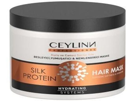 Маска для волос CEYLINN с протеинами шелка, 500 м