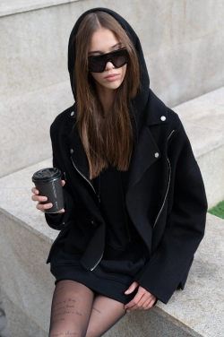 Куртка - косуха из кашемира с шерстью