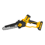 Цепная мини-пила аккумуляторная бесщет., СCS-200BL, шина 200 мм, Li-Ion, 20 В, // Denzel