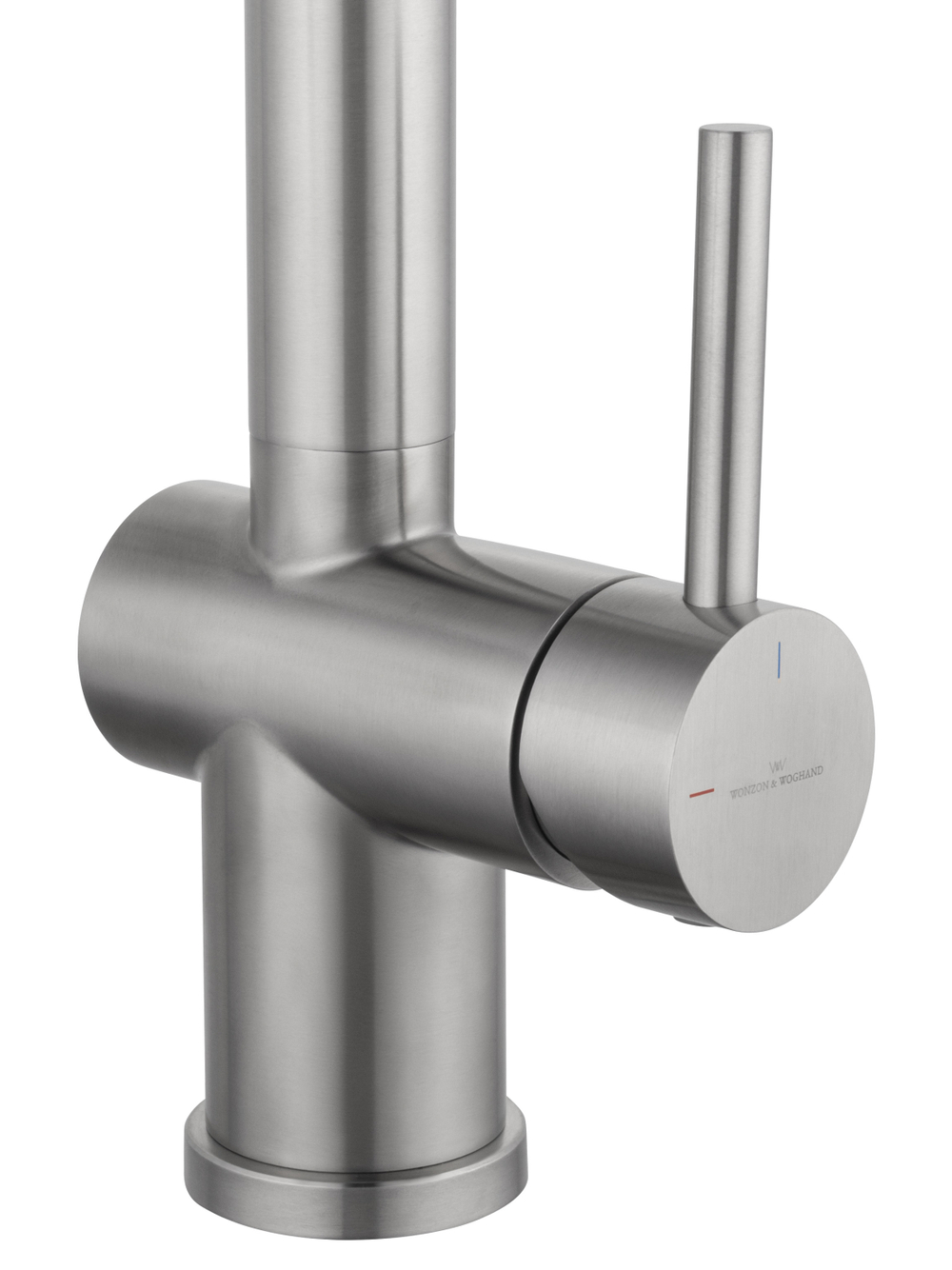 Смеситель для кухни с гибким изливом WONZON & WOGHAND, Брашированный никель (WW-88438003-BN)