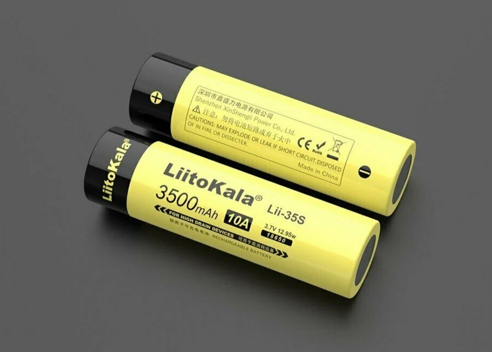 Аккумулятор 18650 -3500mAh LiitoKala Lii-35S (2шт/уп)