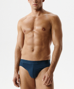 Мужские трусы слипы спорт Atlantic, 1 шт. в уп., микромодал, сине-зеленые, MP-1590