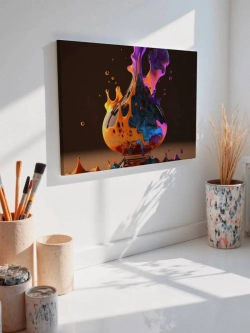 Картина на стену 40 X 50 Капля абстракция