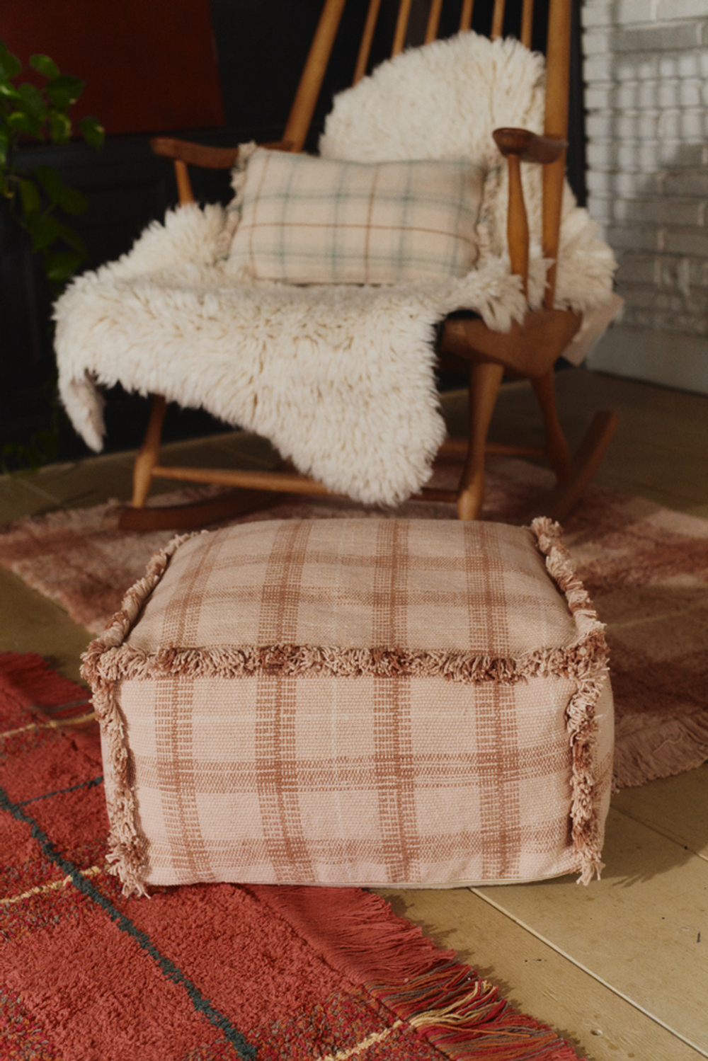 Пуф Lorena Canals Handloom Puff Rose (40 x 40 x 20 см)