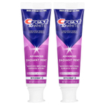 Crest, 3D White, улучшенная формула, зубная паста против кариеса с фторидом, со вкусом мяты, 2 тюбика по 93 г (3,3 унции)