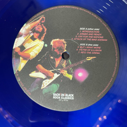 Винтажная виниловая пластинка LP The Michael Schenker Group One Night At Budokan (UK 2010) (Blue Vinyl)