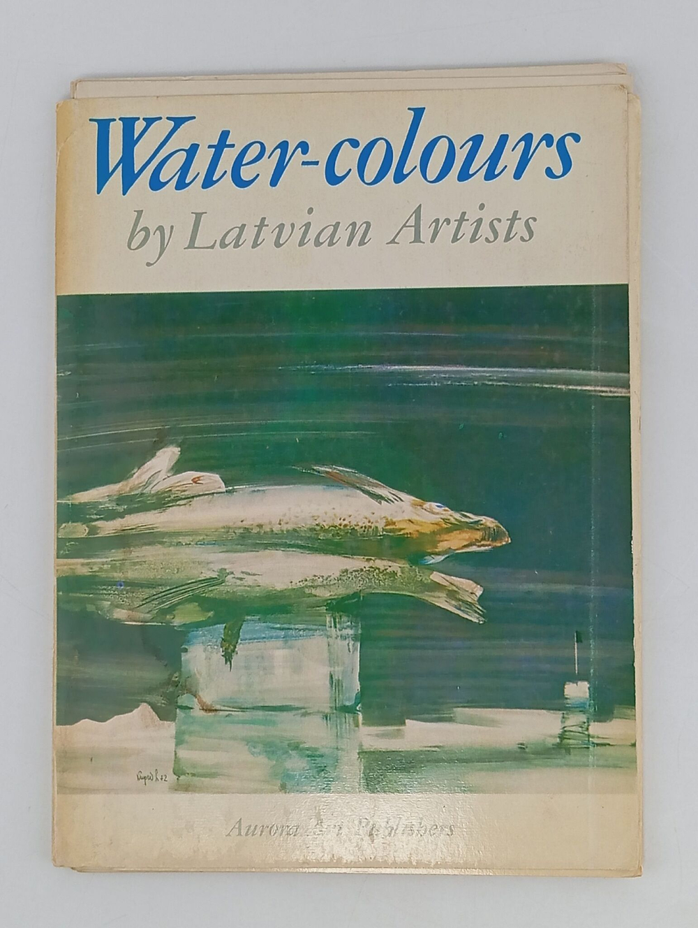 Открытка винтажная. Water-colours by Latvian Artiats / Акварели художников Латвии (комплект из 15 открыток) 1976 год