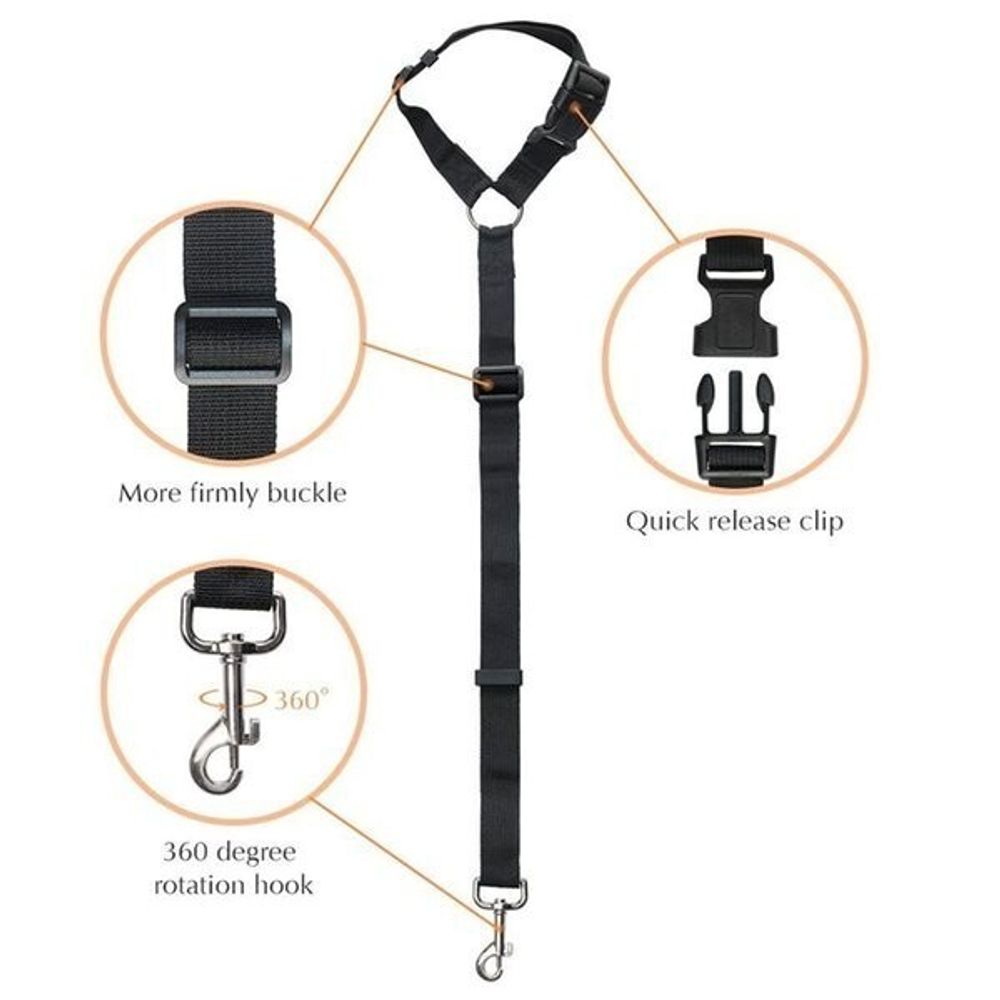 Ремень безопасности для собаки в машине Wah. Размер S/M (2999-7290) - 3