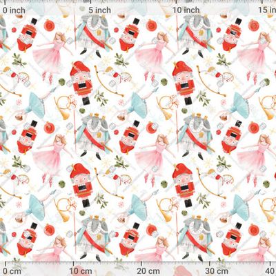 Щелкунчик Акварельный Паттерн by Anastasia Lembrik 857 DPI