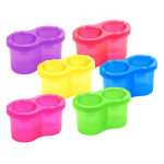 Стакан-непроливайка двойной, неоновые цв. (Гамма)