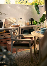 Подушка на стул IKEA JARPON / DUVHOLMEN (ЙЭРПОН / ДУВХОЛЬМЕН), Антрацит, 50х50 см