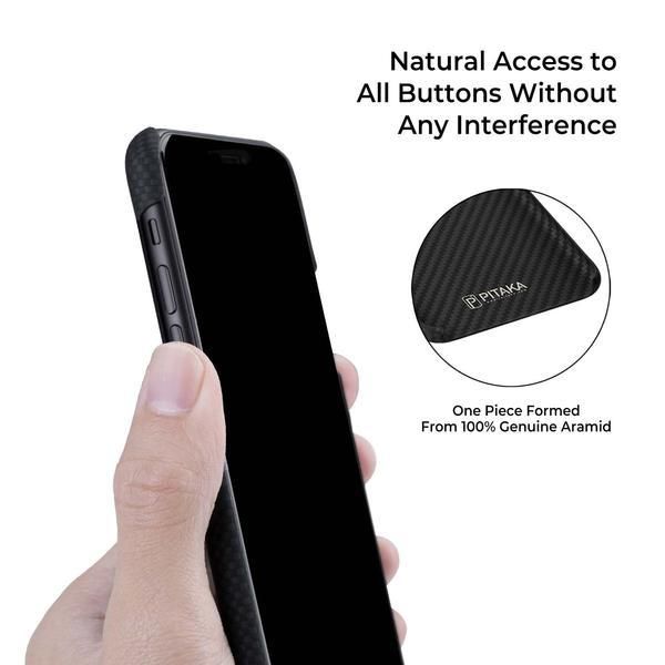 Чехол Pitaka MagEZ Case для Apple iPhone 11 (Black/Grey Plain)