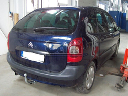 Фаркоп оцинкованный Galia C047A для Citroen Xsara Picasso 2000-2010(паспорт и сертификат в комплекте)(без электрики)