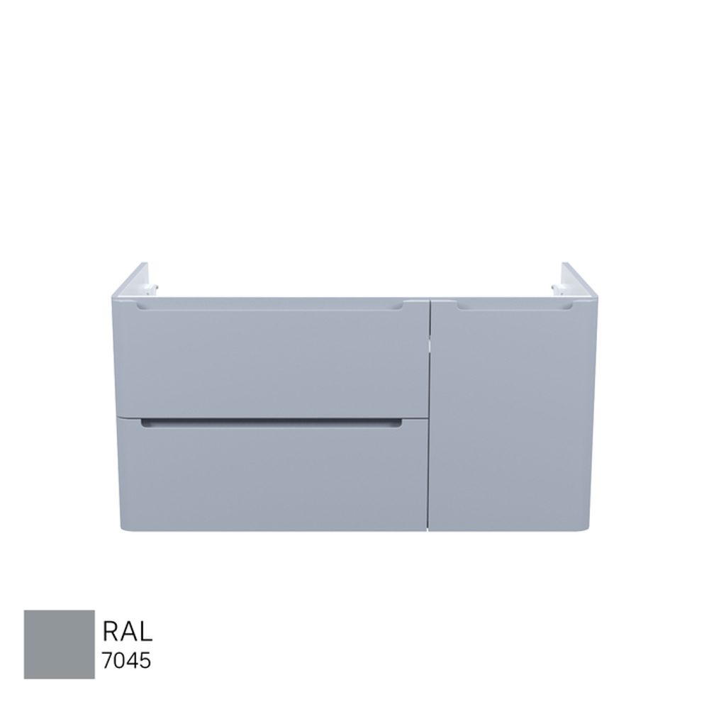 Тумба подвесная IDDIS Edifice, 100 см, светло-серый, EDI10L0i95