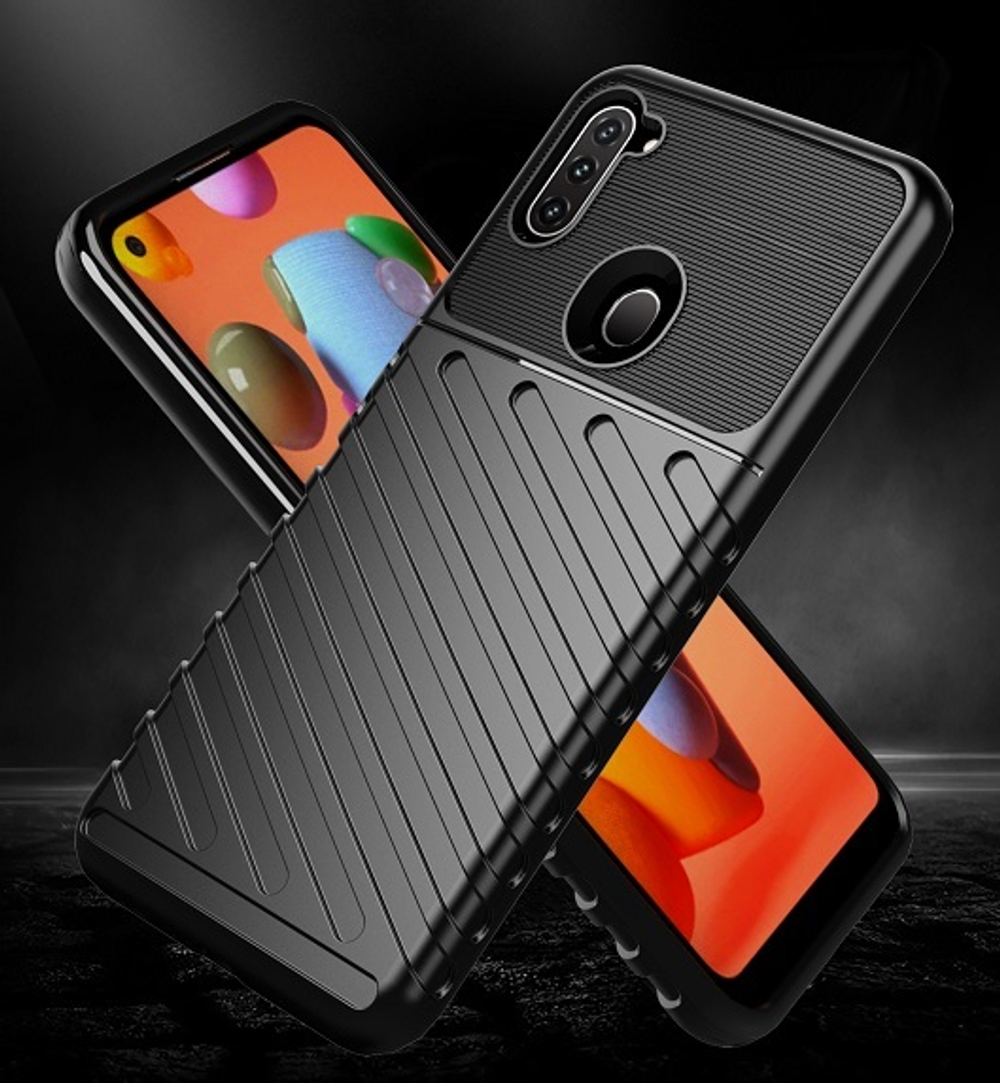 Противоударный чехол с объемным рисунком на Samsung Galaxy A11, серия Onyx от Caseport