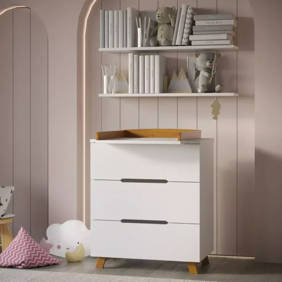 Комод Incanto Mammy Белый/бук