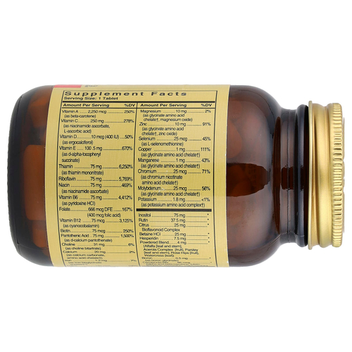 Solgar, Formula V ™ VM-75®, 60 таблеток