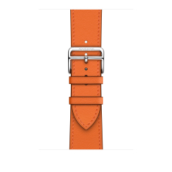 Apple Watch Hermès - 45mm Orange Swift Leather Single Tour