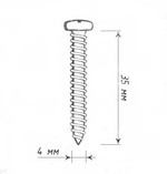 Саморез 4х35 мм