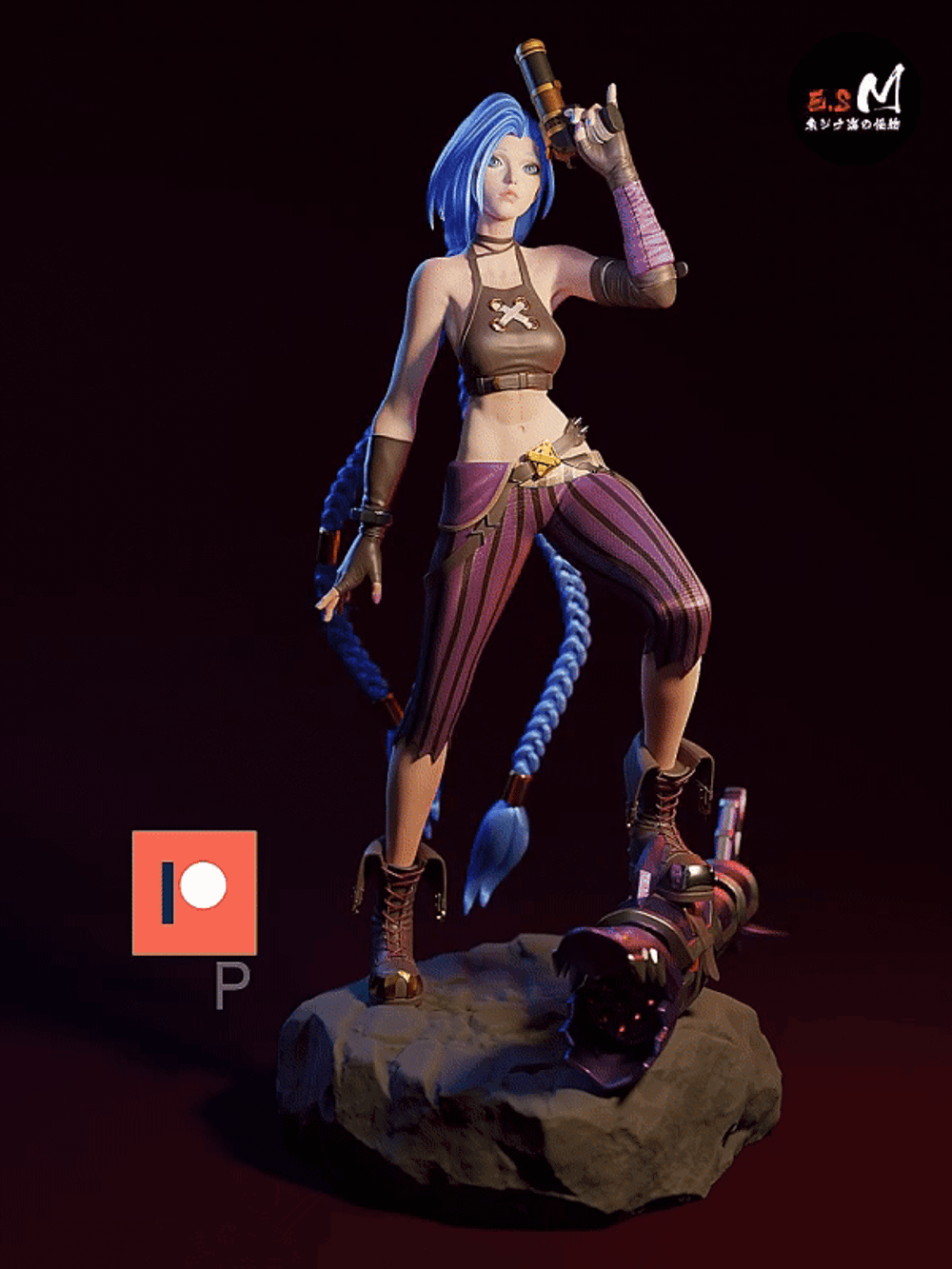 Фигуркаел Джинкс Лига легенд Jinx League of Legends