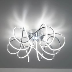 Citilux Мишель CL229161 RGB Люстра светодиодная с пультом Хром