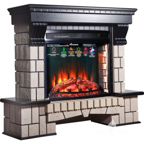 Каминокомплект Inter Flame Экстер с очагом Jupiter