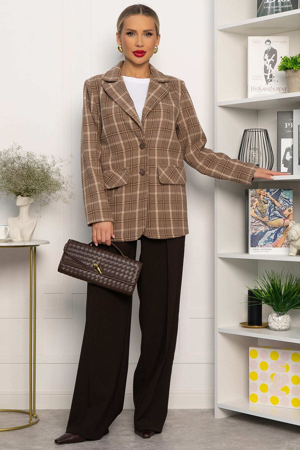 Пальто-пиджак Чендлер (бежевый) Б14157-7М LT Collection