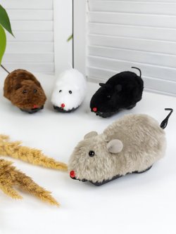 Игрушка Мышь на радиоуправлении цвет серый (202073373-3)